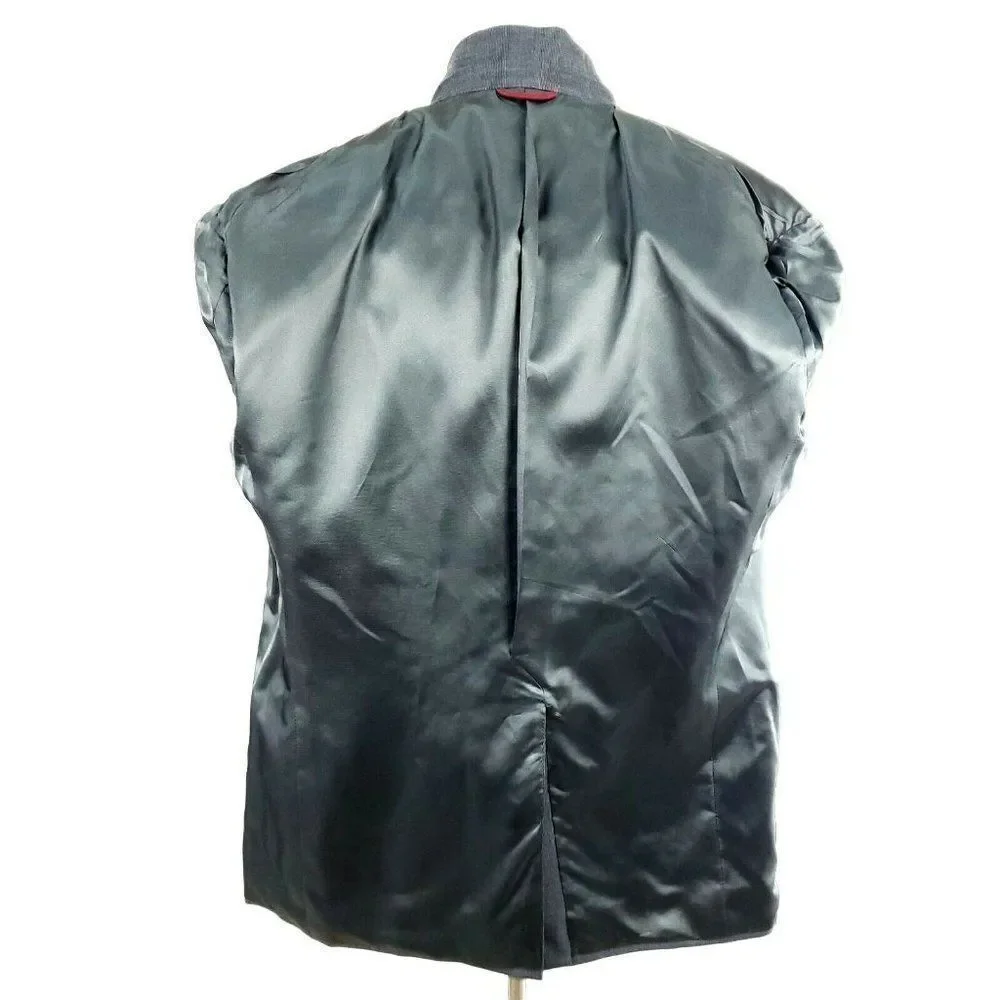 Hart Schaffner Marx 44L 2 Button Glen Check Wool‎